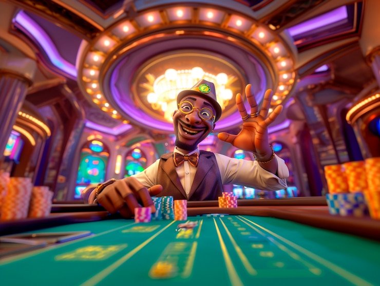 Panel penempatan taruhan dengan opsi Player, Banker, Tie Panel penempatan taruhan Speed Baccarat di pagoda slot
